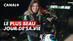 Doriane Pin a piloté la F1 de Lewis Hamilton