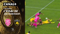 L'essai de Joe Marchant contre La Rochelle