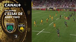 L'essai de Andy Timo contre US Montauban