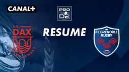 Le résumé de Dax / Grenoble