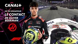 Le contact de Oliver Bearman au Grand Prix de Singapour- 1e tour