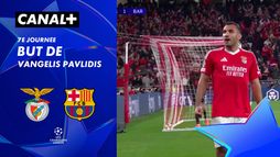 Le but de Vangelis Pavlidis contre Barcelone (22')