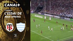 L'essai de Max Spring contre Toulouse