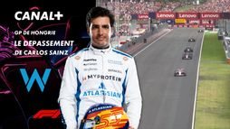 Le dépassement de Carlos Sainz au Grand Prix de Hongrie- 64e tour