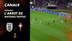 L'arrêt de Antonis Tsiftsis contre Celta Vigo (13')