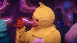 Poussin cherche girafe