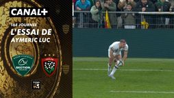 L'essai de Aymeric Luc contre Toulon