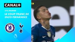 Le coup franc de Enzo Fernández contre Tottenham Hotspur (29')
