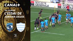 L'essai de Jordan Uelese contre Racing