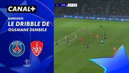 Le dribble de Ousmane Dembélé contre Brest (15')