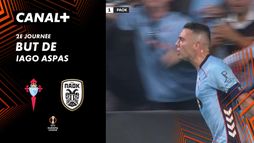 Le but de Iago Aspas contre PAOK Salonique (47')