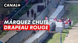 Drapeau rouge en EL1 après la chute de Marc Márquez