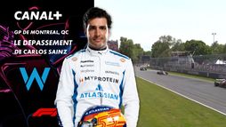 Le dépassement de Carlos Sainz au Grand Prix du Canada- 18e tour