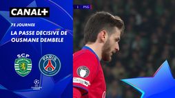 Le passe décisive de Ousmane Dembélé contre Sporting Portugal (79')