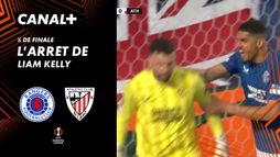 L'arrêt de Liam Kelly contre Athletic Bilbao (82')