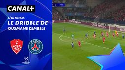 Le dribble de Ousmane Dembélé contre Brest (17')