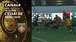 L'essai de Peceli Yato contre Provence Rugby