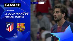 Le coup franc de Ferran Torres contre Atlético (51')