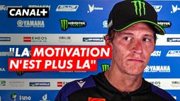 La réaction de Fabio Quartararo, 18e du GP d'Italie
