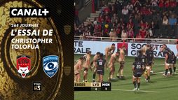 L'essai de Christopher Tolofua contre Lyon