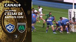 L'essai de Baptiste Cope contre US Montauban
