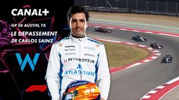 Le dépassement de Carlos Sainz au Grand Prix des États-Unis- 2e tour