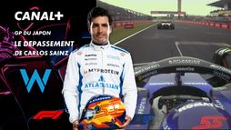 Le dépassement de Carlos Sainz au Grand Prix du Japon- 36e tour