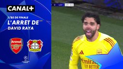 L'arrêt de David Raya contre Leverkusen (87')