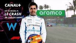 Le crash de Carlos Sainz au Sprint de Miami- 13e tour