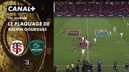 Le plaquage offensif de Kalvin Gourgues contre Pau