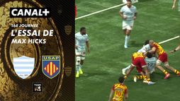 L'essai de Max Hicks contre Racing