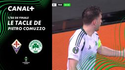 Le tacle de Pietro Comuzzo contre Panathinaikos FC (58')
