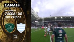 L'essai de Loic Credoz contre Racing