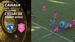 L'essai de Stuart Hogg contre Paris