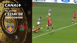 L'essai de Theo Forner contre Toulon