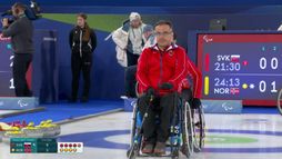 Curling fauteuil - Slovaquie _Norvège - par équipes mixtes