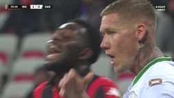 Le tacle de Juma Bah contre Go Ahead (30')
