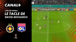 Le tacle de David Miculescu contre Lyon (67')