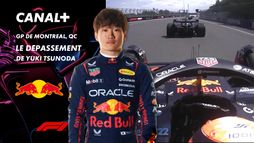 Le dépassement de Yuki Tsunoda au Grand Prix du Canada- 17e tour