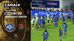 L'essai de Santiago Arata contre Toulon