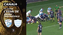 L'essai de Lekima Tagitagivalu contre Bayonne