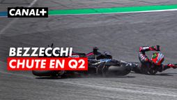 Marco Bezzecchi chute en fin de Q2