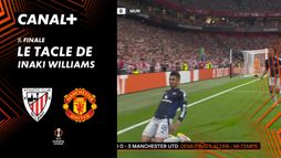 Le tacle de Iñaki Williams contre Man. United (49')