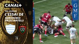 L'essai de Geronimo Prisciantelli contre Toulon