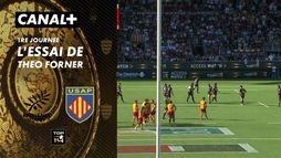 L'essai de Theo Forner contre Provence Rugby