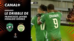 Le dribble de Francisco Javier Hidalgo Gómez contre Ferencvaros (67')