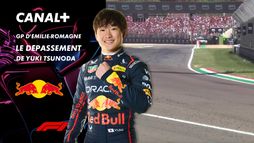 Le dépassement de Yuki Tsunoda au Grand Prix d'Émilie-Romagne- 42e tour