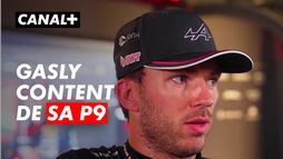 La réaction de Pierre Gasly à sa P9 à Djeddah