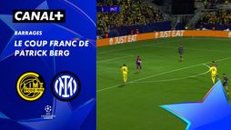 Le coup franc de Patrick Berg contre Inter Milan (37')