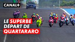 Le superbe départ de Fabio Quartararo lors de la course sprint au Brésil